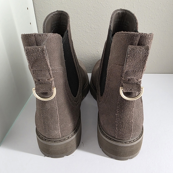 Cole‎ Haan Women's Greenwich Gray Suede Waterproof Boots Size 6.5B - Picture 4 of 7